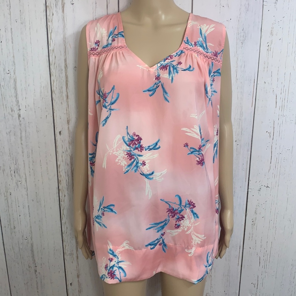 Lane Bryant Floral Tank Top